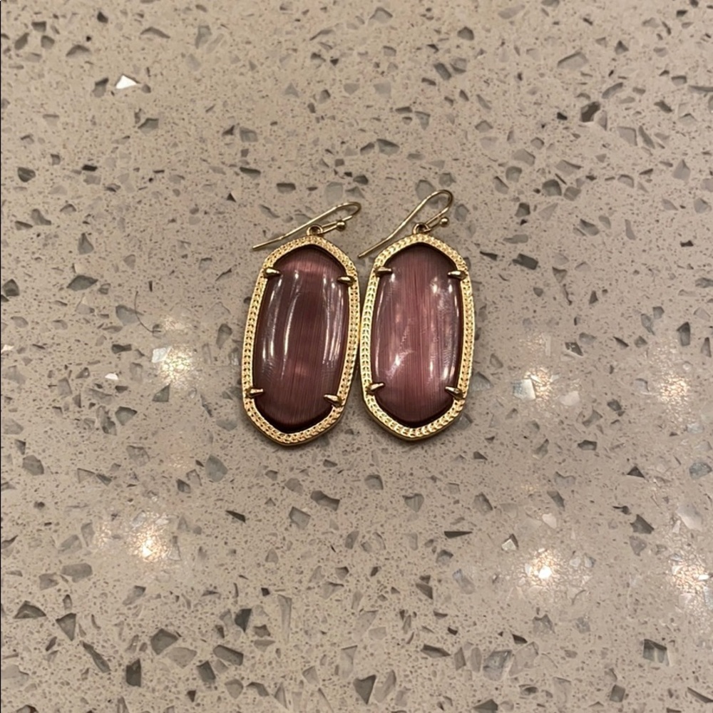 Purple Kendra Scott Earrings